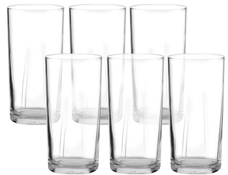 Jogo de Copos de Vidro